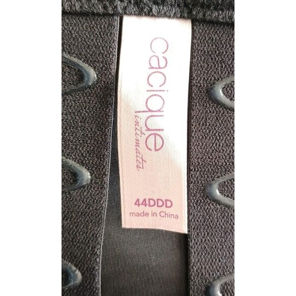 Cacique Smooth Boost Strapless Bra Size 44DDD Black Push Up Convertible Straps - Picture 4 of 7